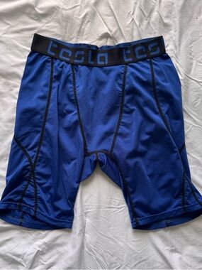 Tesla Men's Athletic Boxer Briefs - Royal Blue with Black Trim